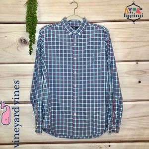 Vineyard Vines Men's Slim Fit Tucker Shirt Plaid M